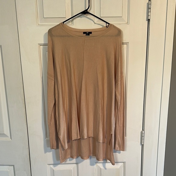 H&M Tan Tunic Size medium women’s - Picture 1 of 4